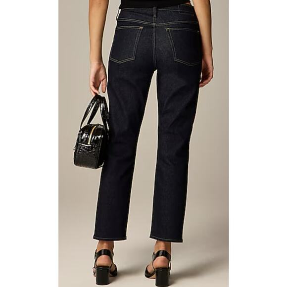 J.Crew 2003 Slim Jean Womens 27 Blue/Rinse Mid-Rise Super Stretch Zip Fly CC539 - Picture 2 of 8